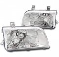 Headlights Headlamps Chrome For 1998-2002 Sportage 