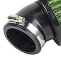 Hifromtm Universal Racing Air Filter 48mm Intake Scooters Moped Atv Go Kart Gy6 125 150cc Green