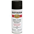 Rust-oleum Stops Rust Spray Paint 12-ounce Semi Gloss Black 