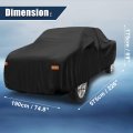 X Autohaux Pickup Truck Car Cover For Toyota Tacoma Crew Cab 4 Door 6 1 Feet Bed 05-21 Outdoor Waterproof Sun Rain Dust Wind