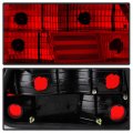 Acanii For 1995-2001 Bmw E38 740i 740il 750il Red Clear Tail Lights Brake Lamps Driver Passenger Side