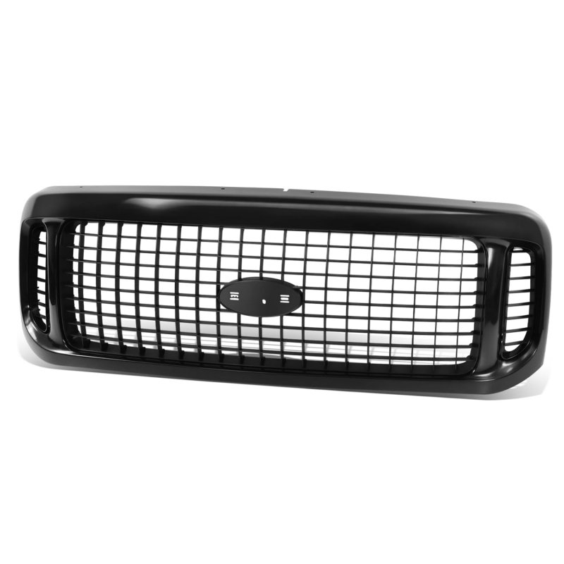 Fo1200449 Factory Style Front Bumper Grill Grille Assembly For Ford Excursion 2000-2004 Painted Black
