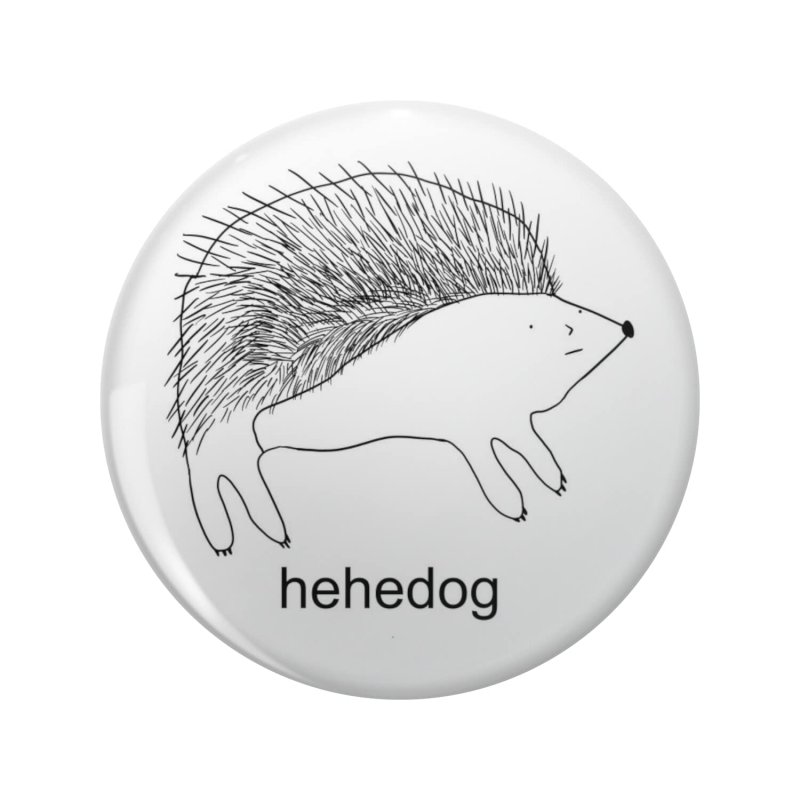 1080 Graphics A Very Silly Dog Hedgehog Key Chain Double Sided Stainless Steel Keychain