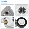 X Autohaux Drive Belt Tensioner Assembly For Volkswagen Jetta Golf Beetle Audi Tt 06a 903 315e Metal Black Silver Tone