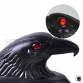 Httmt Xh6009-002- Aftermarket Motorcycle Front Fender Eagle Head With Red Eyes Aluminum Black 65mm Ornament See Description