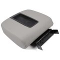 Pit66 Front Center Console Cover Lid Compatible With Chevy Silverado Avalanche Tahoe Suburban Gmc Yukon Xl Sierra 2007-2014 