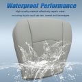 Front Driver And Passenger Side Perforated Microfiber Leather Seat Covers Gray For Cadillac Srx 2003 2004 2005 2006 2007 2008