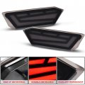 Sautvsmoked Black Led Rear Brake Stop Lights Taillights Tail Lamps For Polaris Rzr 900 1000 S Xp 4 Turbo 2014-2019 Trail S 900