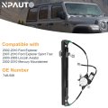 Rear Driver Side Power Window Regulator W Motor Replacement For 2002-2010 Ford Explorer 2007-10 Sport Trac 2002-10 Mercury