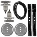 Caltric Deck Spindle Blade Belt And Pulley Compatible With John Deere L100 L105 L107 L108 L110 L111 L118