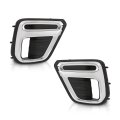 Front Fog Light Cover Bezel Trims For Subaru Forester Submodel Premier Touring 2019-2021 Lh Driver Rh Passenger Side 2pcs 