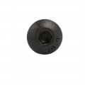 Uxcella 2pcs M4x20mm 10 9 Grade Hex Socket Reverse Left Hand Thread Screw Bolt Black