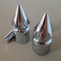 Motorcycle Ultimate Chrome Spike Bar Ends For Kawasaki Ninja 250 500 600 Zx7 Zx9 Zx10 Z1000 By Smt-moto