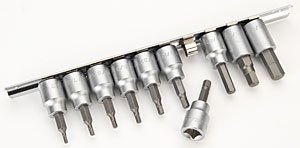 Jegs Performance Products W1387 Hex Bit Socket Set
