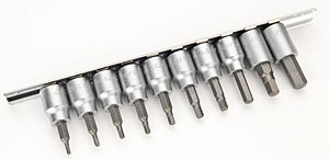 Jegs Performance Products W1387 Hex Bit Socket Set