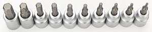 Jegs Performance Products W1387 Hex Bit Socket Set
