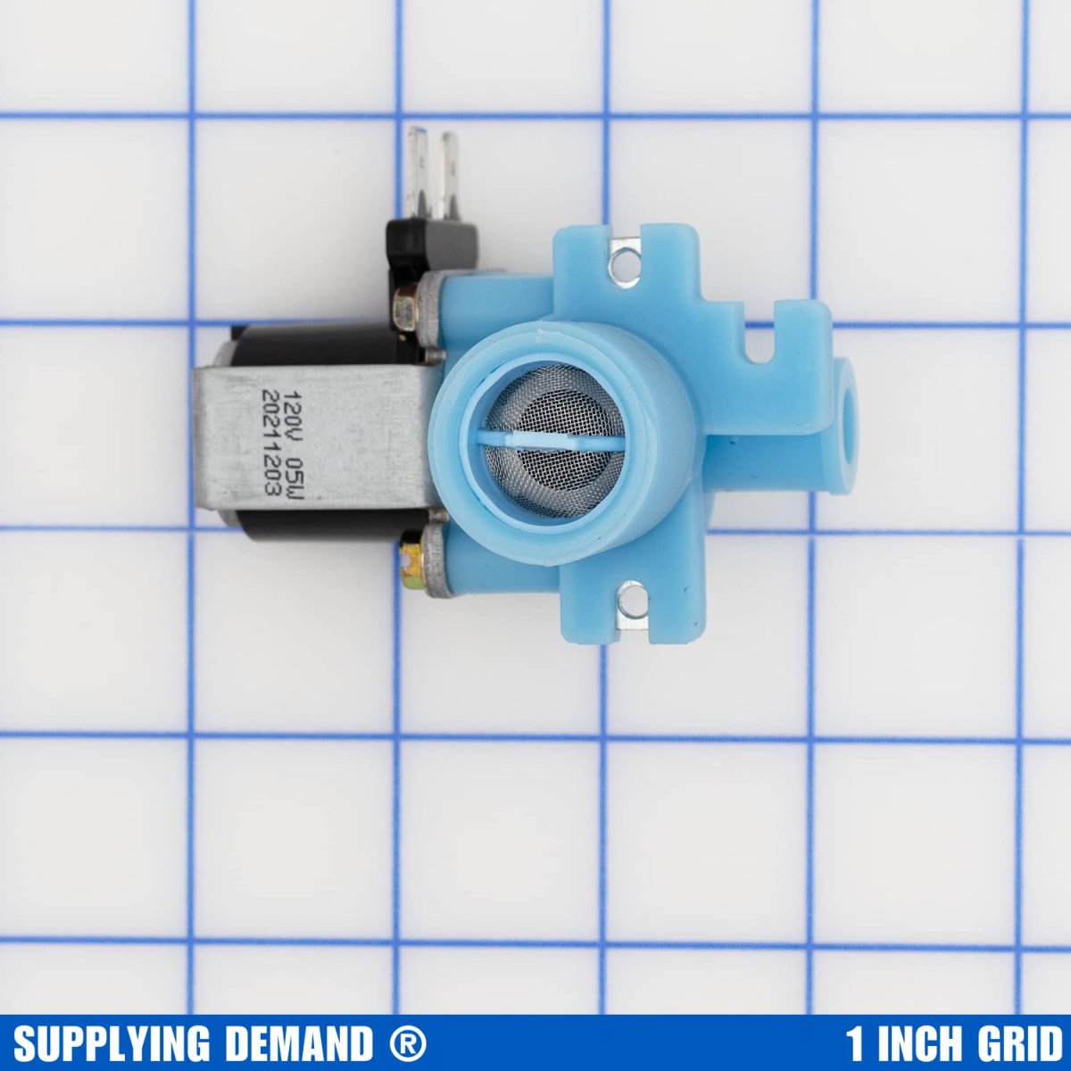 3u0111-01 Commercial Ice Machine Water Valve Replacement 120v 60hz 3 96gpm 1 In Compression Inlet And Npt Outlet Stainless