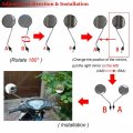 Goofit 8mm Black Round Rearview Mirror For 50cc 70cc 90cc 110cc 125cc 150cc 200cc 250cc Atv Quad Scooter Motorcycle Pit Dirt