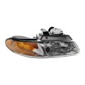 Passenger Side Headlight Assembly For Dodge Grand Caravan 1996 1997 1998 1999 Single Beam With Bulbs Replacement 4857040ab 