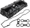 Bapmic 11127552281 Engine Valve Cover W Gaskets Bolts Compatible With Bmw E82 E90 E70 128i 328i 528i X3 X5 Z4