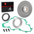 Starter Clutch Kit One Way Bearing Idler Gear 76t W Gasket For Polaris Rzr Ranger General Xp 4 S Pro Turbo Trail 900 1000