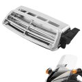 Tcmt Chrome Windshield Windscreen Fresh Air Vent Fit For Honda Goldwing Gl1800 2001-2017 