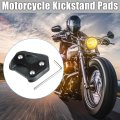 Motorcycle Kickstand Side Stand Plate Pad Aluminum Alloy Titanium Tone For Honda Cb200x 2021-2022