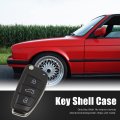 2pcs 3 Buttons Replacement Remote Flip Key Fob Case Shell For Audi A3 A4 A6 Q7 Tt