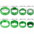 8 Pcs Aluminum Alloy Ac Radio Switch Knob Cover For Chevy Silverado Gmc Sierra 2014-2018 Air Conditioner Decor Green