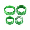 8 Pcs Aluminum Alloy Ac Radio Switch Knob Cover For Chevy Silverado Gmc Sierra 2014-2018 Air Conditioner Decor Green 