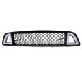 Pit66 Upper Grille W Drl Led Accent Vent Lights Compatible With Ford Mustang 2013 2014 Except Shelby Models Front Bumper 