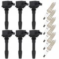 Aintier Ignition Coil Coils Iridium Spark Plugs Uf825 Ford For F-150 2018-2021 Explorer 2020-2021 Transit-150 250 35050 3 3l 3