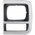 Chevy G10 G20 G30 Headlight Door 1992 93 94 95 1996 Driver Side W Single Head Lamps Primed Gm2512181 15685963 