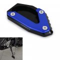 Motorcycle Side Stand Enlarger Fit For V-strom 650 Xt650 2014-2021 Dl650 2012-2021 Kickstand Shoes Extension Plate Blue 