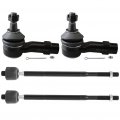 Ocpty New 4-piece Inner Tie Rod End Outer Fit 2013-2018 For Ram 1500