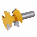 2 Pcs 0 Degrees Woodworking Splicing Knife With 1 2 Inch Shank Router Bit