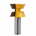 2 Pcs 0 Degrees Woodworking Splicing Knife With 1 2 Inch Shank Router Bit
