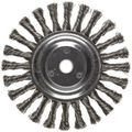 Shop-tek 80926 6-inch By 22 2 Hole Twist Knotted Wire Wheel Brush 