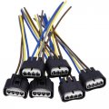 6 Ignition Coils Connector Plug Harness For Lexus Rx350 Es350 Compatible Withtoyota Camry