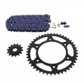 Fits Honda Xr400r 400 R Blue O Ring Chain And Sprocket 14 45 110l