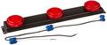 Supernova Low Profile Led Light Bar Red 49162 Waterproof Strip For Cars Polycarbonate And Steel 16 In Length 12 Volts 