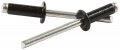Allstar Performance All18128 Black 1 4 To 3 8 Grip Range Small Head Rivet With Aluminum Mandrel Pack Of 250 