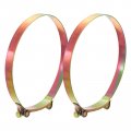 2pcs T-bolt Hose Clamps 214-226mm 8 43 -8 9 Id Range Iron Radiator Intake Clamp For Truck Exhaust 