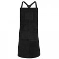 Qeelink Leather Welding Apron With 6 Pockets Heat Flame-resistant 24 X 42 Adjustable M To Xxxl Black 