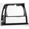 Headlight Bezel Passenger Side For Jeep Cherokee 1991 To 1996 Black Paint Match Replacement Ch2513124 And 191275640739 