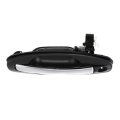 Exterior Door Handle Pair For Hyundai Santa Fe 2001 2002 2003 2004 2005 2006 Front Driver And Passenger Side Chrome Lever