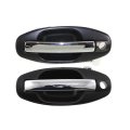Exterior Door Handle Pair For Hyundai Santa Fe 2001 2002 2003 2004 2005 2006 Front Driver And Passenger Side Chrome Lever 