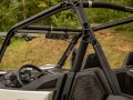 Superatv 17 Curved Rear View Mirror For Hisun Sector Crew 250 450 550 750 1000 Strike See Fitment Mounts To 1 875 Diameter Cage