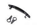 Superatv 17 Curved Rear View Mirror For Hisun Sector Crew 250 450 550 750 1000 Strike See Fitment Mounts To 1 875 Diameter Cage