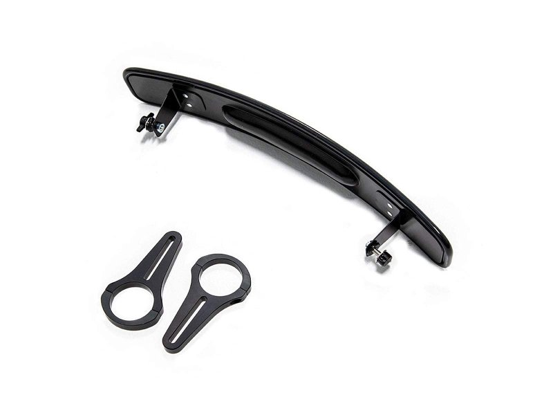 Superatv 17 Curved Rear View Mirror For Hisun Sector Crew 250 450 550 750 1000 Strike See Fitment Mounts To 1 875 Diameter Cage